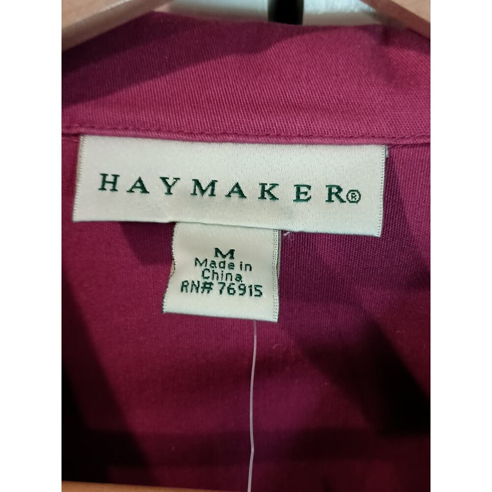 Haymaker Women's Rasberry Button-Front Jacket - Picture 4 of 16